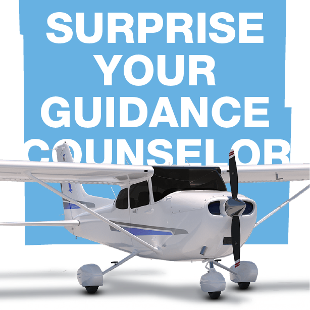 Lapeer Aviation ad — Surprise your guidance counselor